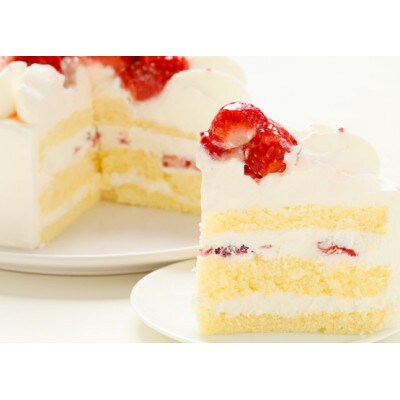 クリームふんだんな苺のクリスマスケーキ/4号