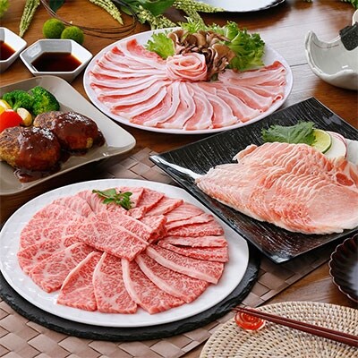 鹿児島県産A5等級黒毛和牛・黒豚