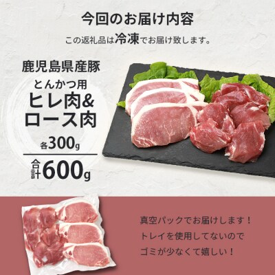 鹿児島県産豚 とんかつ用 ロース ヒレ 2種セット 豚ロース 豚ヒレ トンカツ お礼品詳細 ふるさと納税なら さとふる