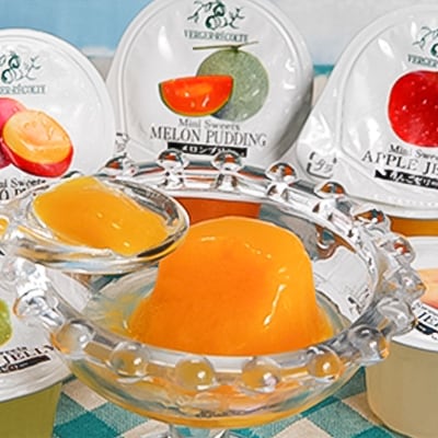 完熟フルーツの味わい　プリン&ゼリー(5種類　各3個)セット