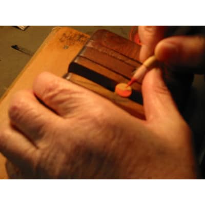 完全手彫り印鑑黒水牛印鑑【銀行13.5mm丸】