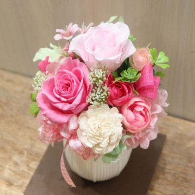 花のんオリジナル　プリザーブドフラワー(ピンク系)