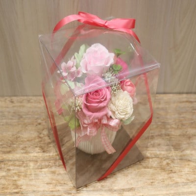 花のんオリジナル　プリザーブドフラワー(ピンク系)