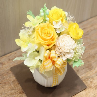 花のんオリジナル　プリザーブドフラワー(イエロー・オレンジ系)