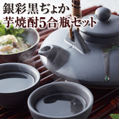 伝統酒器「銀彩黒ぢょか」&芋焼酎セット