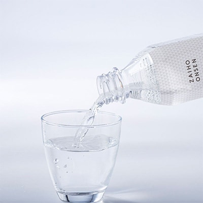 【毎月定期便】天然アルカリ温泉水 財寶温泉 ホワイトデザイン 500ml×40本 全6回