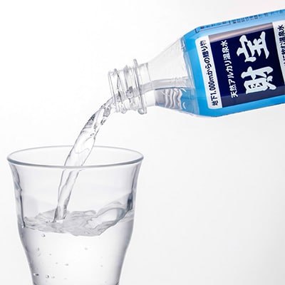 【毎月定期便】天然アルカリ温泉水 財寶温泉 500ml×25本×2箱 全3回