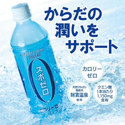 財宝温泉のスポーツドリンク(ペットボトル)500ml×48本(垂水市)
