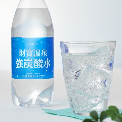 【毎月定期便】財寶温泉　強炭酸水500ml×48本 全6回