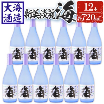 大海酒造　海　720ml×12本　F6-2515