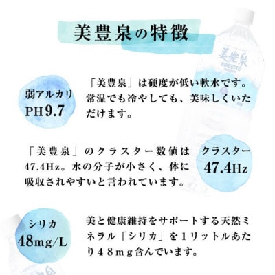 飲む温泉水 美豊泉 20L×1箱 A1-1401