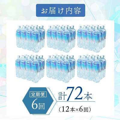 【毎月定期便】鹿児島県 垂水温泉水 アイクラリス 軟水 900ml×12本全6回