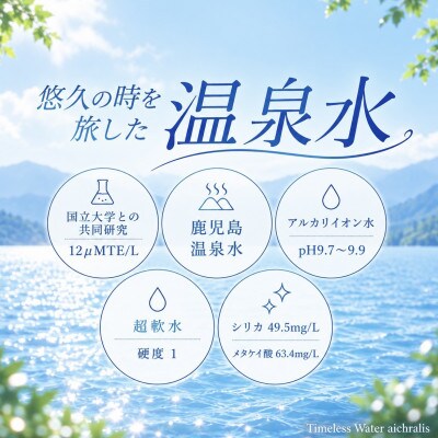 【毎月定期便】鹿児島県 垂水温泉水 アイクラリス 軟水 11L BIB×2箱全6回