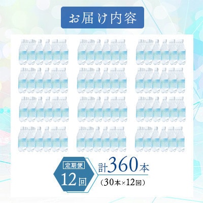 【毎月定期便】炭酸温泉水 アイクラリス スパークリング 500ml×30本全12回