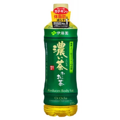 【毎月定期便】おーいお茶　濃い茶600ml24本全3回