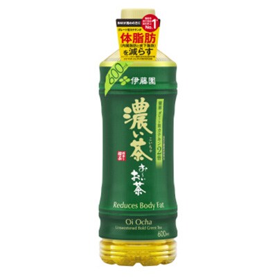 2023年12月発送開始『定期便』お～いお茶濃い茶600ml　48本(2ケース)全3回