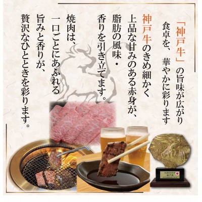 訳あり 神戸牛 焼肉用(部位おまかせ)計800g KKWY1-2 【2026年4月より順次発送】
