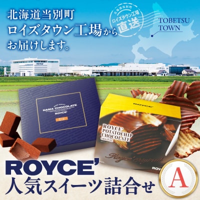ROYCE'人気スイーツ詰合せ(A) 【北海道当別町】ロイズ 生チョコ お菓子 _tb01-001