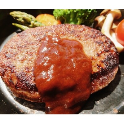当別産黒毛和牛のハンバーグと味付けラムジンギスカン