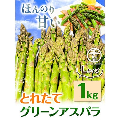 【令和8年発送先行受付】イチカワトモヒロ農場とれたてグリーンアスパラLサイズ1kg