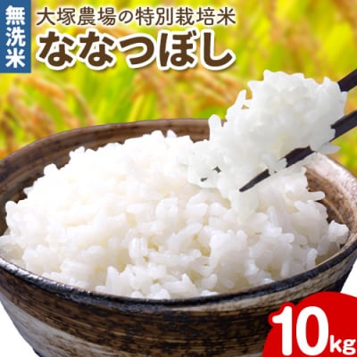 大塚農場の特別栽培認証米’ななつぼし’無洗米10kg