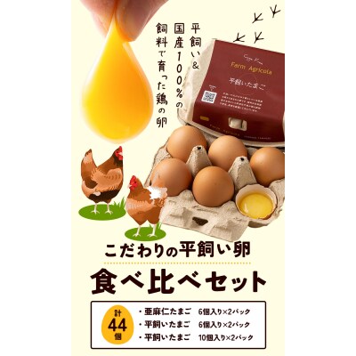 こだわりの平飼いたまご食べ比べセット