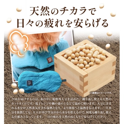 天然のチカラ・大豆カイロセット【こげ茶】