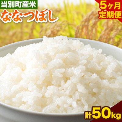 当別産米10kgななつぼし【5ヶ月連続定期便】