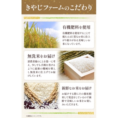 【令和6年産新米】きやじファーム　無洗米「おぼろづき」10kg
