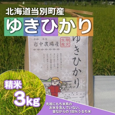 精米ゆきひかり3kg | ふるさと納税のお礼品