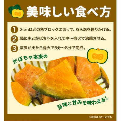 北海道当別町産かぼちゃ:ほろほろ4個セット