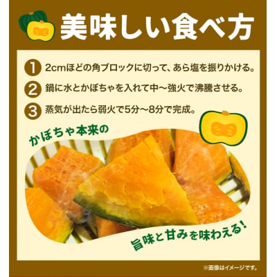 北海道当別町産かぼちゃ:ほろほろ2個セット
