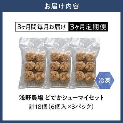 浅野農場どでかシューマイセット【3ヶ月定期便】_tb02-011