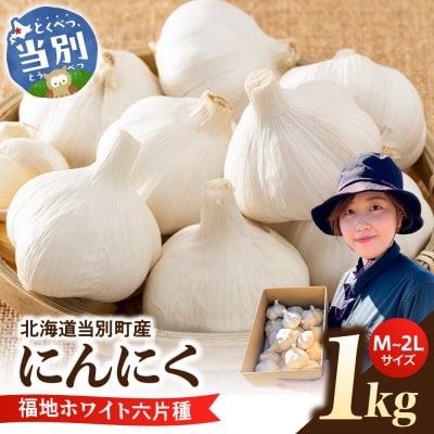 【令和9年度先行予約】にんにく(福地ホワイト六片種)1kg_tb22-001