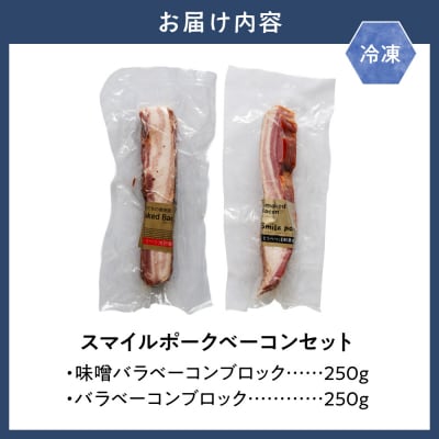 スマイルポークベーコンセット ブロック 計500gセット_tb02-020