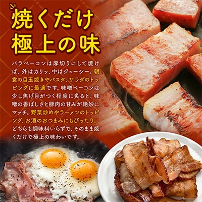 スマイルポークベーコンセット ブロック 計500gセット