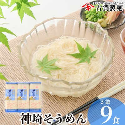 佐賀県特産品 神埼そうめん 3入 (H014122)