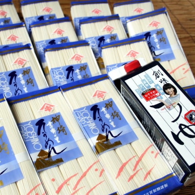佐賀県特産品 神埼そうめん 17入 つゆ付(H014132)
