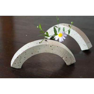 花器 アーチ 白 (H038126)