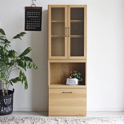 トラクト ガラス扉+OP引出 NA (H060639)