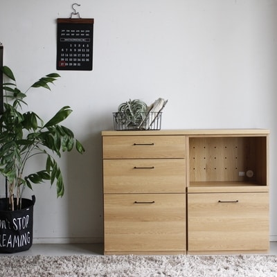 トラクト チェスト+OP引出+120天板 NA (H060641)