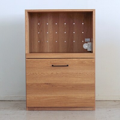 トラクト ガラス扉+OP引出+120天板 NA (H060643)