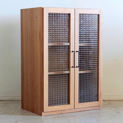 トラクト ガラス扉+OP引出+120天板 NA (H060643)