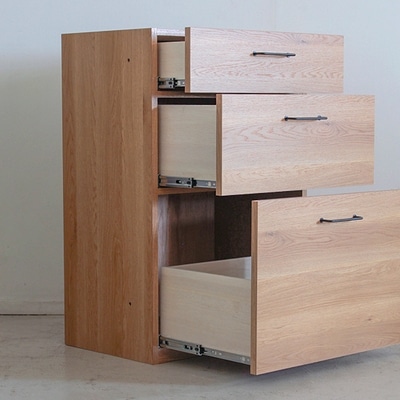 トラクト ガラス扉+チェスト NA (H060644)