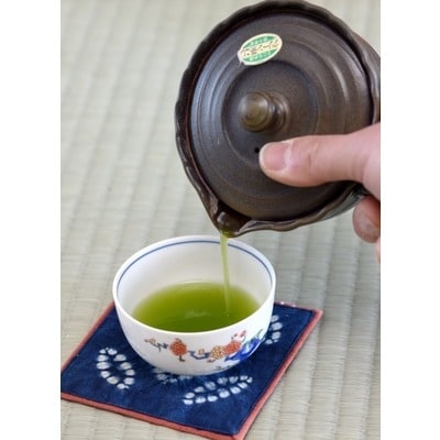【毎月お届け3回】特上煎茶八重2本と季節のお茶1本(合計100g×3本) (H047105)