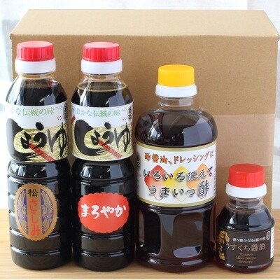 万両のいろいろ使えてうまいっ酢とお醤油セット B 5 H お礼品詳細 ふるさと納税なら さとふる