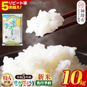 【新米先行受付開始!】令和5年産 さがびより 10kg(H015130)