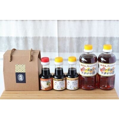 ハラール醤油詰合せと100ml(5本入)手提げBOX(F-2H) (H016110)