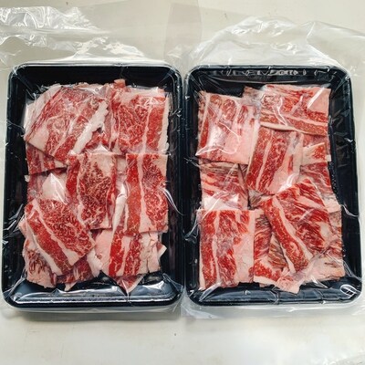 佐賀牛カルビ焼肉切り落とし800g (H076106)