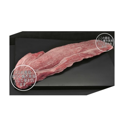 【訳あり】佐賀牛ヒレ焼き肉用600g (H065139)